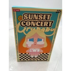POP MART Cry Baby Sunset Concert Plush Pendant Blind Box Toy NEW